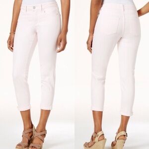 NYDJ Alina Convertible Ankle White Denim Size 12